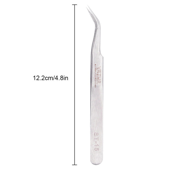 Stainless Steel Eyelash Extension Tweezers VETUS Eyelash Tweezer Non-magnetic Volume Lashes Tools Individual Eyelashes Make Up