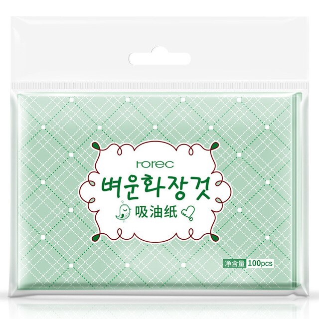 Oil Blotting Sheets Facial Makeup Remover Oil Control Absorb Film Tissue Cleansing Paper Face Deep Clean Skincare 100pcs/pack