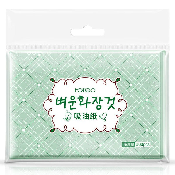Oil Blotting Sheets Facial Makeup Remover Oil Control Absorb Film Tissue Cleansing Paper Face Deep Clean Skincare 100pcs/pack