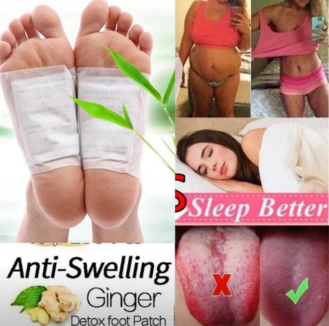 20pc/5pairs Detox Foot Patches Lose Weight Pad Body Toxins Anti Cellulite Herbal Adhesive Skincare Face Lift Tool Facial Fitness