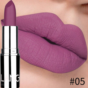Bullet Matte Lipstick Waterproof Matte Non-stick Cup Lipstick Lasting Make-up Moisturizing Solid Lip Balm TSLM1