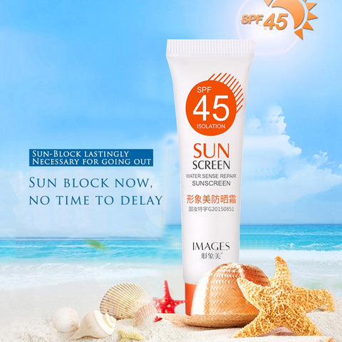 SPF 45+ Sunscreen Facial Body Moisturizing Refreshing Not Greasy Sun Screen Light Breathable UV Protection Skin Cream TSLM1