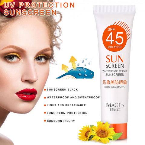 Hot sale SPF 45 Sunscreen Cream Sunblock Oil Control Moisturizing Sun Protection Cream