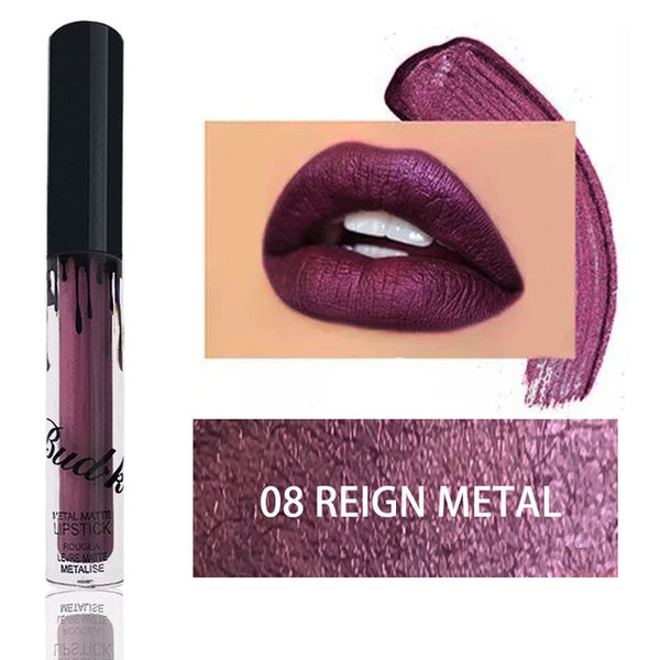 BUD K Brand liquid Kyliejenner lipstick glitter Sexy Color waterproof Long Lasting mate gloss pen Make up red matte lip baton