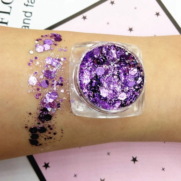 Glitter Face Glow Shimmer Liquid Maquiagem Eye Pigmento Para Os Olhos Mermaid Cream Highlighter Brighten Makeup