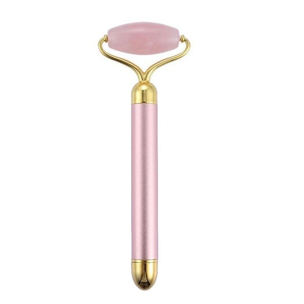 Jade Massage Roller Face-lifting tool Beauty Bar Jade Stone Facial Roller Face Vibration Skincare Massager Device