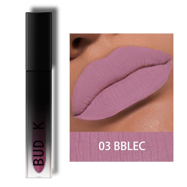 BUD K Brand liquid Kyliejenner lipstick glitter Sexy Color waterproof Long Lasting mate gloss pen Make up red matte lip baton