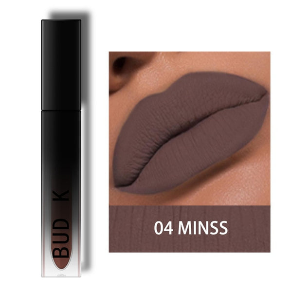 BUD K Brand liquid Kyliejenner lipstick glitter Sexy Color waterproof Long Lasting mate gloss pen Make up red matte lip baton