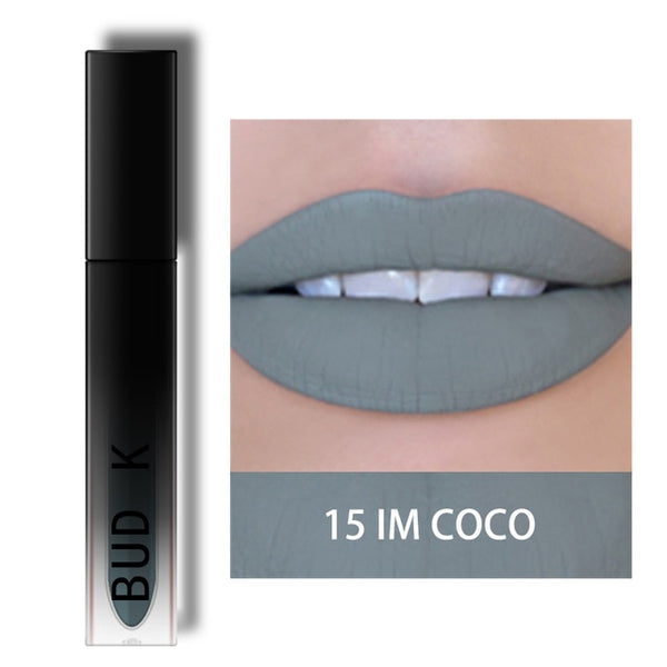 BUD K Brand liquid Kyliejenner lipstick glitter Sexy Color waterproof Long Lasting mate gloss pen Make up red matte lip baton