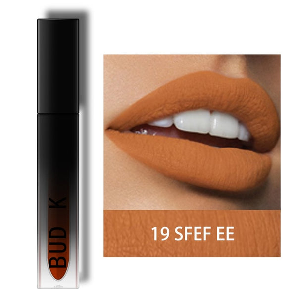 BUD K Brand liquid Kyliejenner lipstick glitter Sexy Color waterproof Long Lasting mate gloss pen Make up red matte lip baton